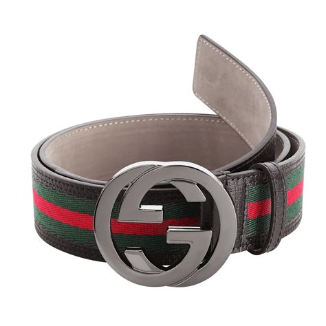 gucci stripe belt for women